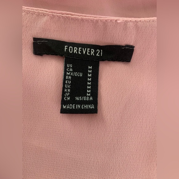 Forever 21 Elegant Pink Wrap Dress - Picture 5 of 5